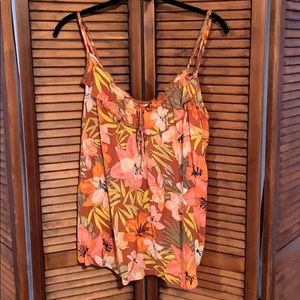 Billabong floral tank